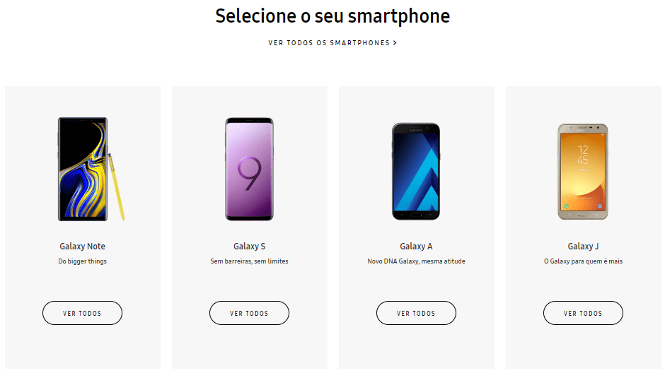E-commerce da Samsung